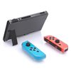 Dockable Protective Cover Case with Screen Protector Compatible with Nintendo Switch, YUANHOT Switch Hard Shell Case and Thumb Grip Caps Accessories, Crystal Plastic Clear Case Protector
