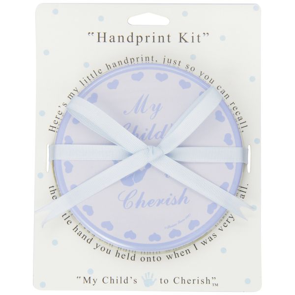 Child to Cherish Baby Handprint Kit Keepsake, Blue