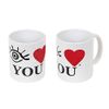 Eye Love You Red Heart Mug