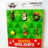 USJ Exclusive Christmas Mushroom Star Earrings Set