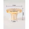 GL Knob for Drawers & cabinets (Gold Lined-Circles/ 2pc)