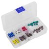 80pcs 6mm Trimmer Capacitors, Electronic Capacitor Kit 5/10/20/30/40/60/70/120P Adjustable Capacitance Trimmer Capacitor Kit