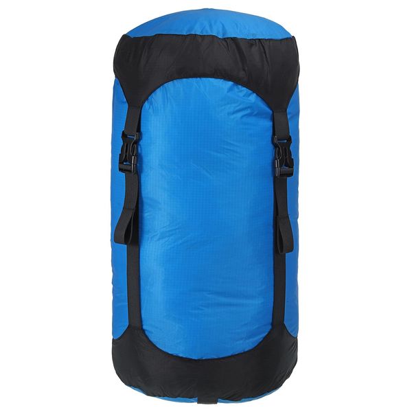 PATIKIL Compression Stuff Sack, 8L Waterproof Sleeping Bag Lightweight Compression Storage Sack for Backpacking Camping, Blue