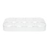 Refrigerator Egg Tray, 8 Eggs Plastic Egg Holder Boxes Easter Egg Display Rack Durable Egg Storage Case for Kitchen Refrigerator Countertop ( 8 Grids )