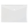 A4 Clear Plastic Press Stud Document Wallet Folders | Home | Office (50)