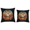Corgi Halloween Cute and Spooky Dog Throw Pillow