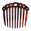 Caravan 9 Teeth Chain Like Design Tortoise Shell French Twist Comb, 1 Count