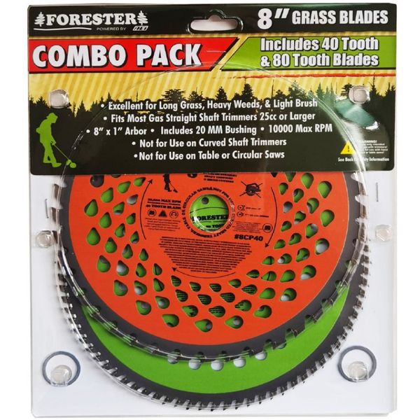 Forester 8" Grass Blade Combo - 40 & 80 Teeth Blades
