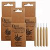Bamboo Interdental Brushes 3 Packs ~ 10 Brushes Per Pack (0.4mm)