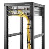 StarTech.com 5-Pack 1U Vertical Cable Management D-Ring Hooks, Cable Manager For 19" Server Racks/Cabinets, Wire Organizers