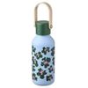 Water bottle, stainless steel floral pattern/blue, 0.7 l (1)