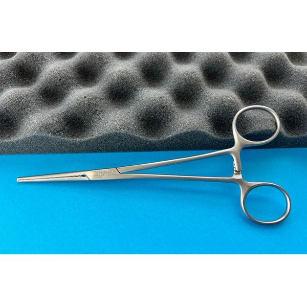 Aesculap BH644R Kocher-Ochsner Hemostatic Forceps 1x2 teeth STR 7 1/4"  (EN-191)