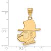 Appalachian State Large (3/4 Inch) Pendant (Gold Plated)