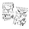 Halloween Temporary Face Tattoos, Fake Tattoo Stickers