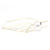 U Brands Desktop Letter Tray, Wire Metal, Gold