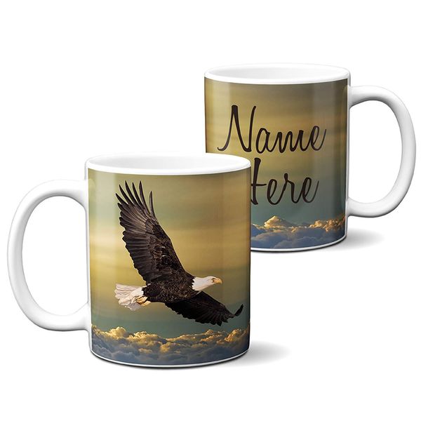 Personalised Eagle Mug Eagles Coffee Cup Custom Tea Mug Bird Birthday Gift for Him SH076