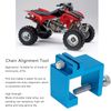 Keenso Universal Sprocket Chain Adjusting Tool,Accurate Rust Resistance Chain Alignment Tool for Motorcycle ATV other