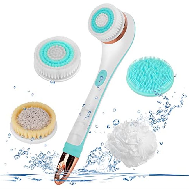 Electric Shower Brush Exfoliating Brush Body Scrubber Soft