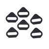6x Set Cleat SPACER 1mm Mountain MTB for SPD Constant Thickness stackable Angled