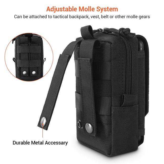 1000D Tactical Molle Pouch Utility EDC Tool Bag Outdoor Mobile