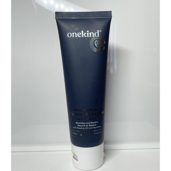 Onekind Dream Cream Nighttime Moisturizer Squalane+Rosehip 1.7oz Sealed