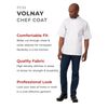 Chef Works Men's Volnay Chef Coat, White, Medium