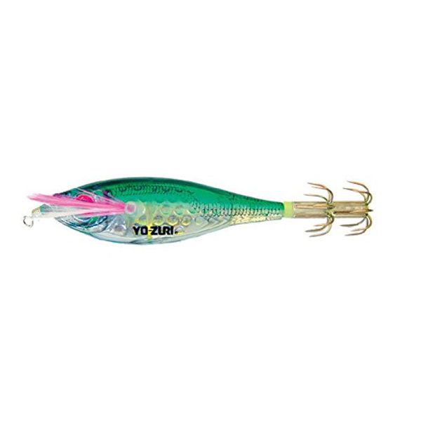 Yo-Zuri A333-24 Ultra Lens Aurora Squid Jig, 3 1/2-Inch, 3/16 -Ounce, Green