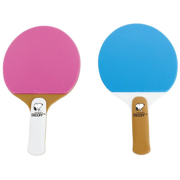 Snoopy SN-107 Children's Table Tennis Set, 2 Rackets x 2 Balls, Net, Table Tennis Anywhere