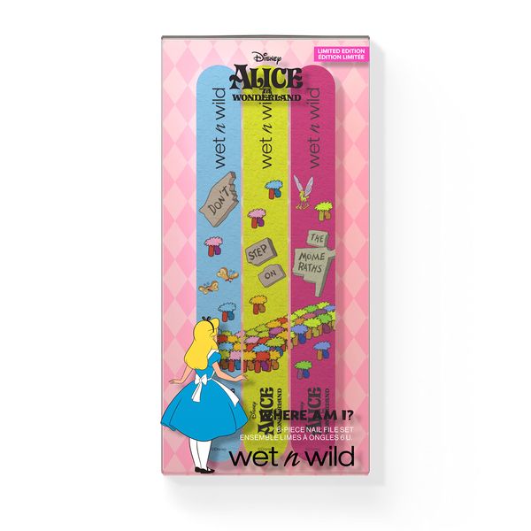 wet n wild Where Am I? 6-Piece Nail File Set Alice In Wonderland Collection