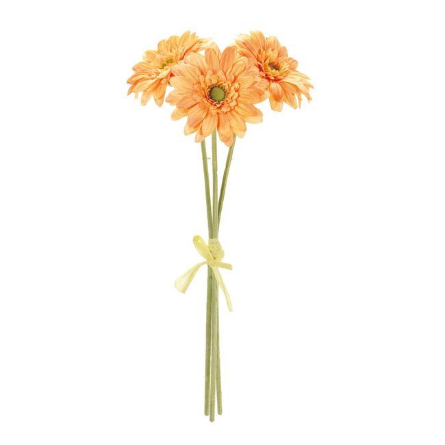 Tokyodo FM002832-009 Artificial Flowers MAGIQ Soleiyuga Bella Bundle, Light Orange, Flower Diameter 2.8 x L10.6 inches (7 x 27 cm), 3 Pieces