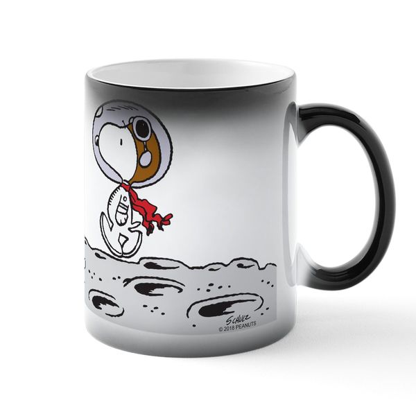 CafePress Space Snoopy Ceramic Magic Mug Coffee, Tea Cup 11 oz
