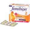 Femibion 2 Pregnancy, Daily Dietary Supplement for SSW 13-40, with Folic Acid Plus (*3), Choline, DHA, 4 Week Pack, 2 x 28 Pieces