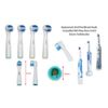 Ufixt Replacement Toothbrush Heads Compatible with Braun Oral-B Excel and Interclean x 4