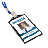 SICURIX Badge Dispensers Vertical 25 Pack Black (68320)