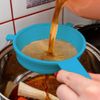 ONE BEST DEAL 4 x Plastic Tea Strainers Set | Mesh Sieve with Long Handle Kitchen Colander Filter | Different Sizes Convenient Tea Infusers Set