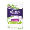 Always Discreet Incontinence Pads Light for Bladder Weakness, 22 Count (Pack of 22)