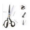 Premium 10" Tailoring Scissors - Fine Razor Blade Shears for Multi-Purpose Use, Precision Cutting & Professional Quality