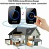 NEW Wireless doorbell button home visit reminder 38 chimes Plug in Receiver