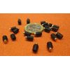 Black Oxide Steel Brass Tip Set Screw, 10-24 Threadd x .250" Thread Length 20 pcs
