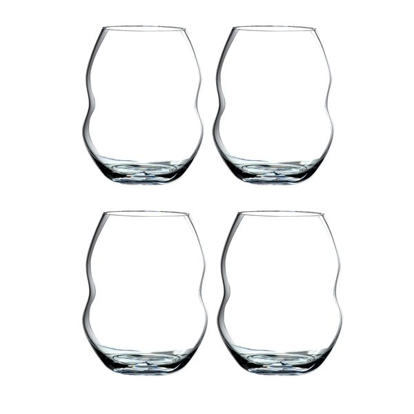 (Set of 4) - Riedel Swirl White Wine Glasses, Set of 4