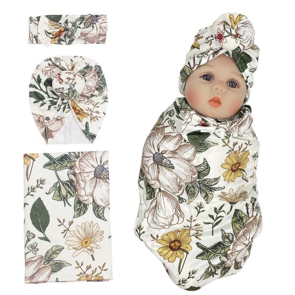 Pedolltree Reborn Baby Doll Accessories Clothes Blanket Swaddle 3-Piece Set for 18-24 inch Reborn Doll Newborn