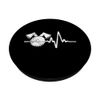 Funny Carpenter Woodworking Saw Heartbeat PopSockets Swappable PopGrip