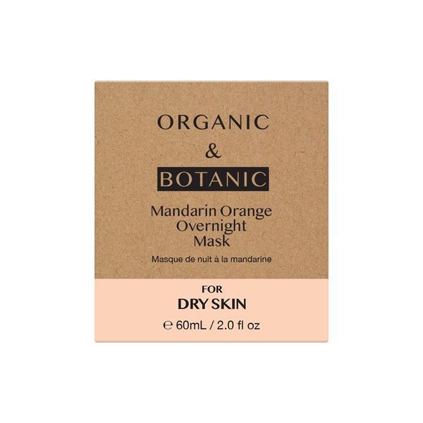 Organic & Botanic Mandarin Orange Overnight Maske, 60 ml