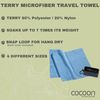 Cocoon Terry Towel Light, Microfiber, XL, Light Blue