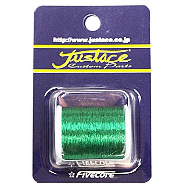 Justace 958 Metallic Thread (C) Thick Yarn, 328.4 ft (100 m), Green