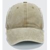 Edoneery Men Women Baseball Cap-Low Profile Adjustable Washed Cotton Golf Dad Hat Khaki