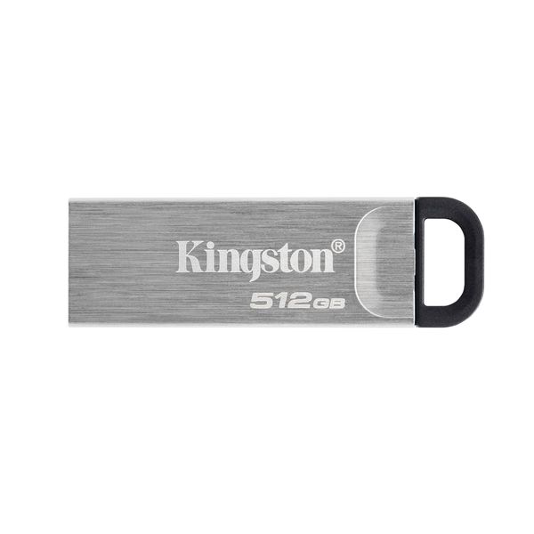 Kingston DataTraveler Kyson USB 3.2 Gen 1 Flash Drive 512GB - Stylish Capless Metal Case