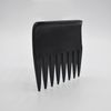 Professional Mens Styling Comb, Anti-Static Pompadour Streaker Comb Texture Wide Tooth Comb for Hairstyling Shaping Wet Pick Hairdressing Comb, Black