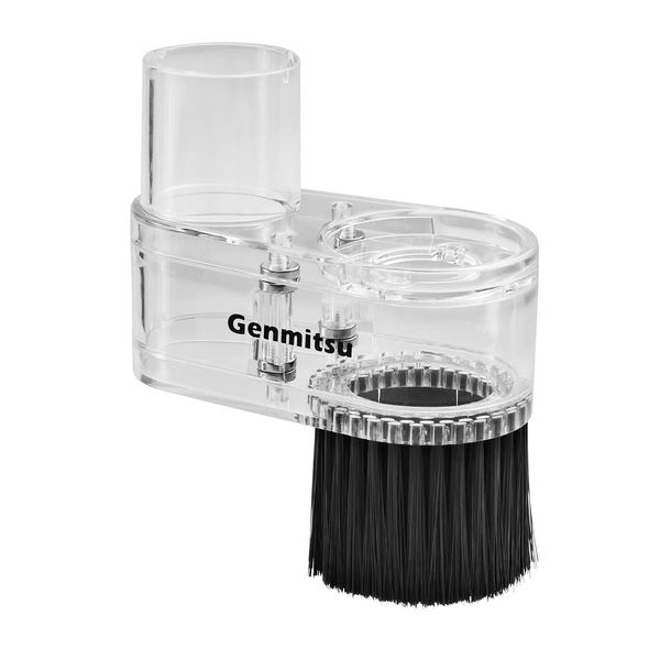 Genmitsu CNC Dust Shoe ABS Cover Cleaner for 3018 Series CNC Router/CNC Machines with a 42mm Diameter Motor, Hose Adapter Outer Diameter 38mm, Transparent