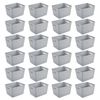 Sterilite 14"Lx8"H Woven Rectangular Tall Basket for Home Organization (24 Pack)